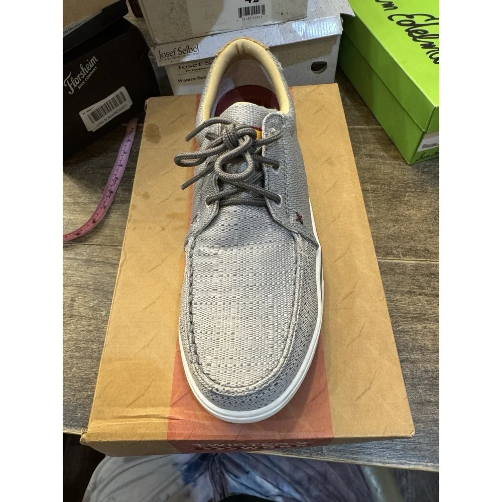 Twisted X Hooey Men Loper Shoes Grey Brown Size 10.5 Casual Work Western MHYC018